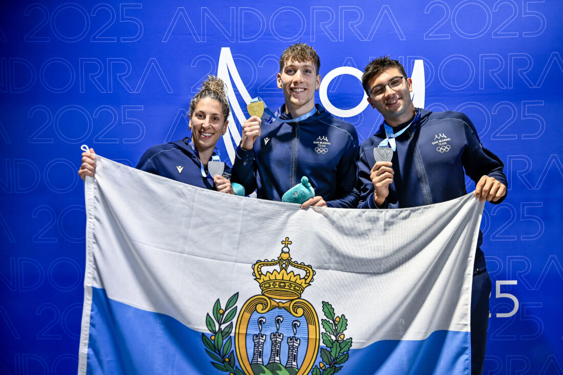 Giochi dei Piccoli Stati d’Europa: il medagliere di San Marino si arricchisce con l’oro di Oppioli e gli argenti di Celli e Casadei