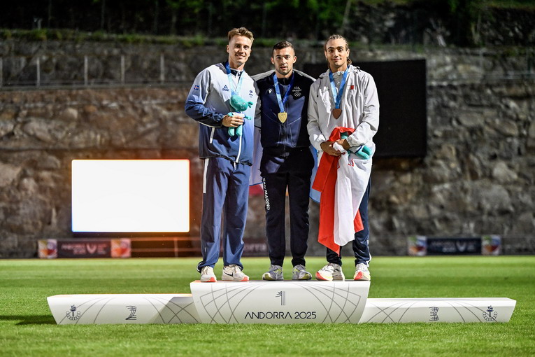 Giochi dei Piccoli Stati d'Europa: prima giornata con 8 medaglie. Oro di Sansovini nei 100 metri piani