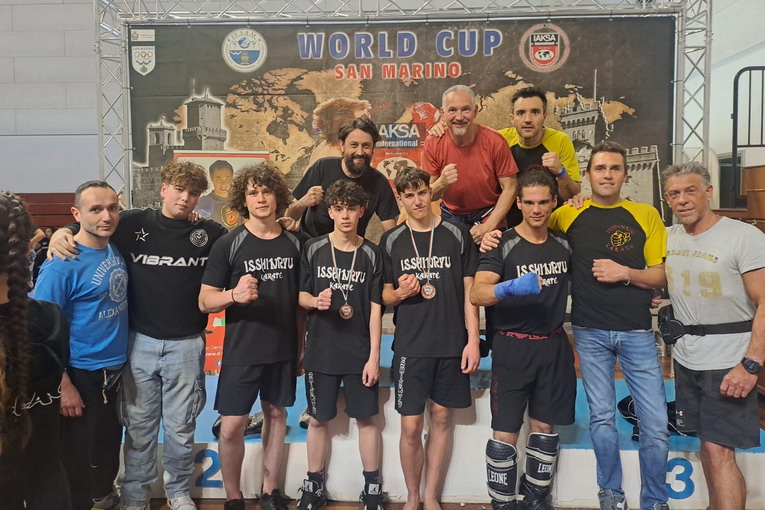 Successo per la Coppa del Mondo di arti marziali e tre medaglie per San Marino