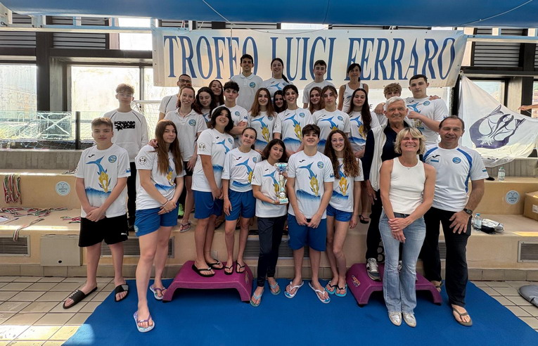 Quarto posto a squadre e tante medaglie individuali per il nuoto pinnato sammarinese al Trofeo Luigi Ferraro