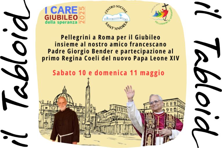 Progetto I Care Giubileo della Speranza, sabato e domenica pellegrinaggio Giubilare a Roma
