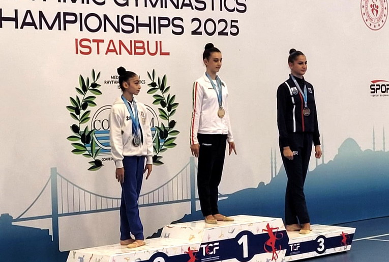 Comegym 2025: Emma Fratti bronzo alle clavette. Trasferta positiva per le ginnaste biancazzurre