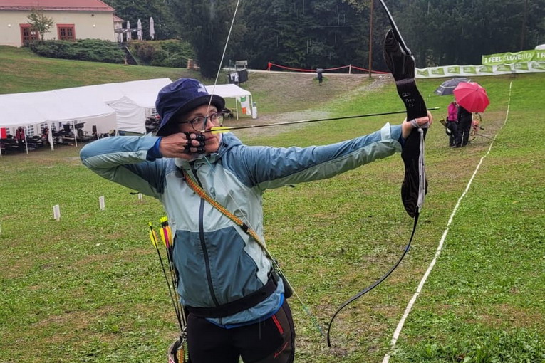 Federica Valli e Carlo Chiaruzzi ai Campionati Europei 3D di tiro con l'arco