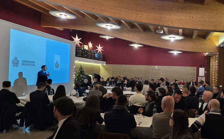 Bevitori all’evento natalizio di San Marino Innovation: “Pilastro strategico per lo sviluppo del Paese”