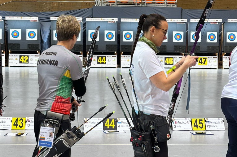 Europeo Indoor di tiro con l'arco: Kristina Pruccoli eliminata ai quarti, chiude all’8° posto