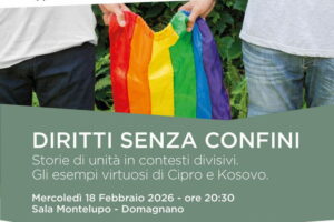 Domagnano, “Diritti senza confini”: l’Associazione 121 porta Cipro e Kosovo a confronto sui diritti civili