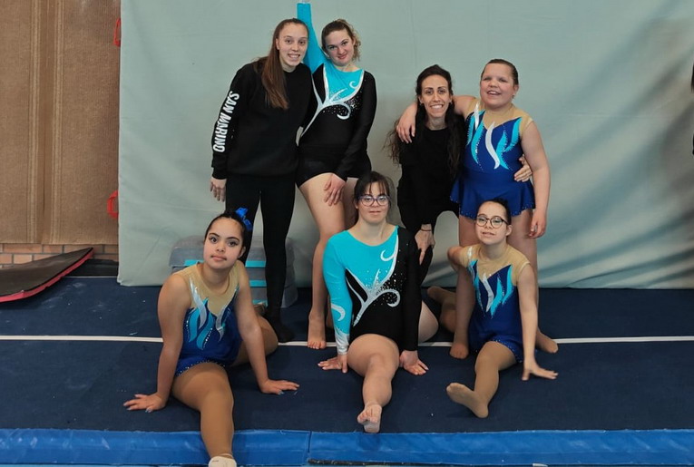 Rimini, le ginnaste degli Sport Speciali in risalto alla gara regionale Uisp di Rimini