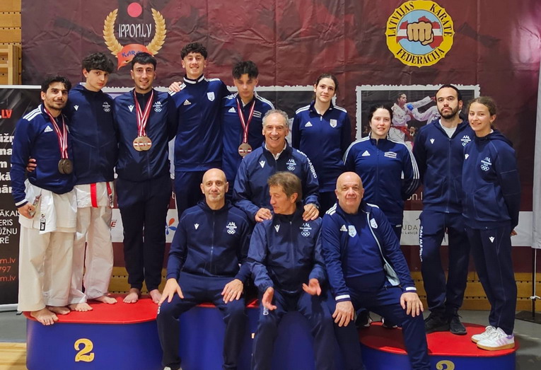 San Marino, karate, Grand Prix Latvia, 4 bronzi per la squadra sammarinese a Riga