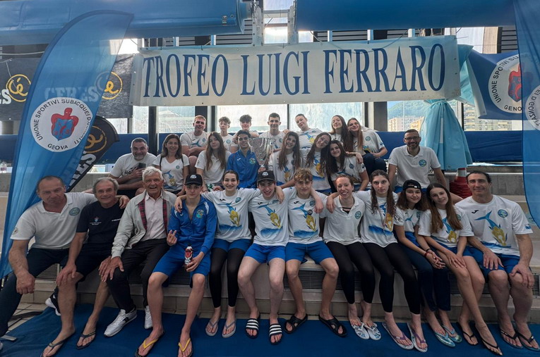 San Marino, il nuoto pinnato sammarinese vince il trofeo Luigi Ferraro