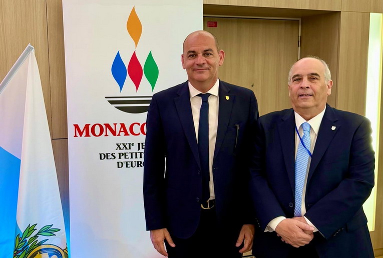 Monaco, i vertici del Cons all’Assemblea generale dei Giochi dei piccoli stati d’Europa