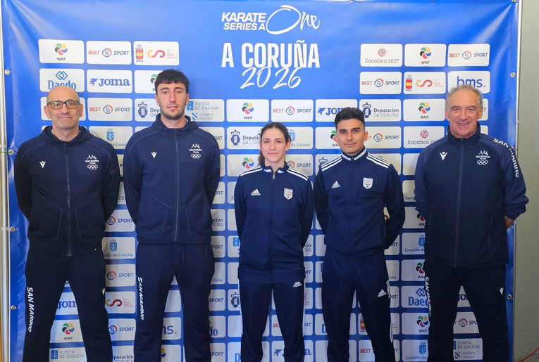 La Coruña, gli atleti sammarinesi in gara alla Coppa del Mondo Serie A di karate