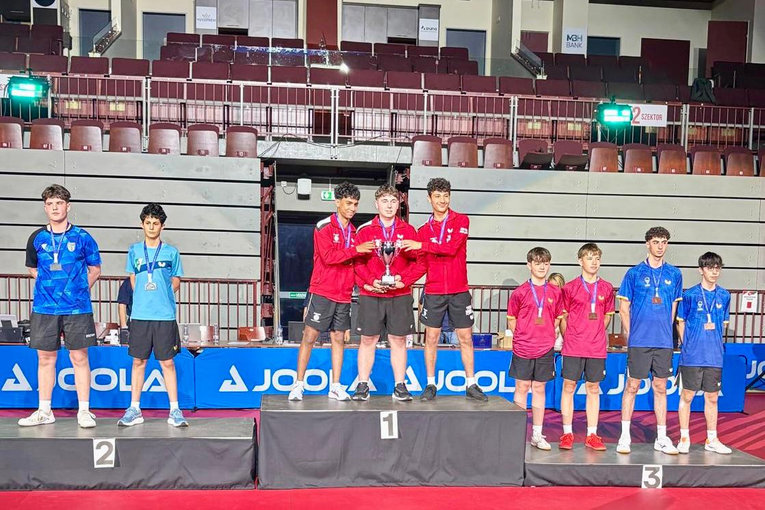San Marino, tennistavolo, Under 15, Bologna e Ceccoli: “Una medaglia dal grande valore”