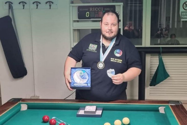 San Marino, Salvatore Licchetta vince il titolo sammarinese di biliardo specialità boccette con buche