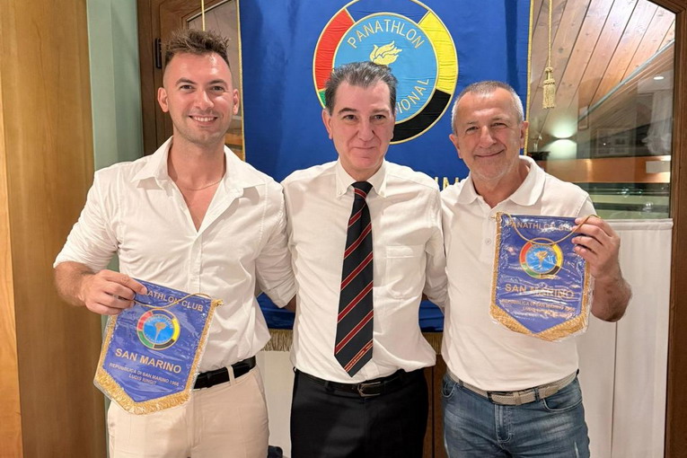 San Marino, il pilota Thomas Marini e Paolo Michelotti ospiti del Panathlon