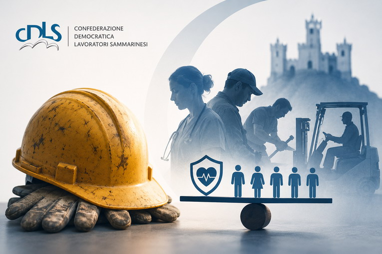 San Marino, CDLS: "Garantire l'allungamento della vita lavorativa introducendo tutele previdenziali e anticipi pensionistici per le mansioni usuranti"