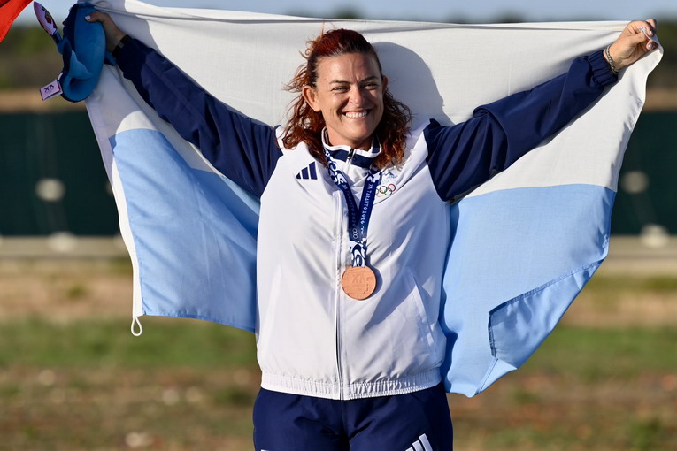 Taranto, Alessandra Perilli conquista il bronzo nel tiro a volo ai Giochi del Mediterraneo